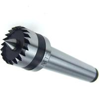 Eje central para máquinas de carpintería, torno multidientes para carpintería, eje central MT1or MT2, para torno de madera y metal, dedal de carpintería (MT2)