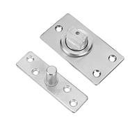 Eje de Bisagra de Puerta de Acero Inoxidable, Pivote Giratorio de 360 Grados con Bisagra de Aluminio Fundido para Puertas de Madera, Gabinetes y Mansiones