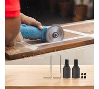 Eje de conexión para juntas de hoja de sierra, buje M10 con placa de sujeción, varilla de acoplamiento de acero compatible con diámetro interior de 5-14 mm, paquete de 2 (10 mm)