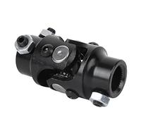 Eje de dirección U-articulación 3/4-36 Spline X 3/4 pulgadas DD para lijadoras Niveladoras Adecuado para eje de dirección-universal U Acoplamiento articulado Eje de dirección (Negro)
