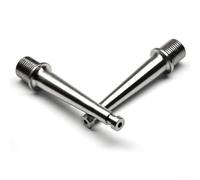 Eje de eje de pedal de bicicleta, para pedales Look Mountain Bike, eje de repuesto de aleación TC4/GR5, piezas de reparación ligeras de bajo desgaste, para ciclismo de carretera, piezas de repuesto de