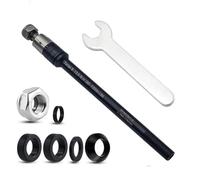 Eje de enganche de remolque de bicicleta de 160 a 178 mm M12 x 1.0 para | Para remolque de bicicleta eje pasante 160-178 mm M12 x 1.0 para Thule Qeridoo Croozer