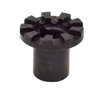 Eje de engranaje de fresadora C85, inserto de embrague de dientes combinados, 40 x 35 mm, pieza de reparación de metal robusta para maquinaria industrial