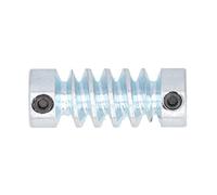 Eje de engranaje helicoidal de acero inoxidable con orificio de 6 mm, eje de transmisión de tornillo sinfín de módulo 1,5, eje de engranaje de alto par con bloqueo automático y
