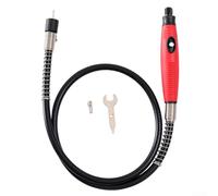 Eje de extensión de taladro flexible, herramienta giratoria multiusos para amoladora eléctrica o taladro eléctrico con portabrocas de tres mandíbulas (B)
