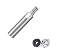 Eje de extensión para amoladora angular, Biela de extensión de amoladora angular, rosca M10, 65-95mm(1PCS 80MM and Fixture)