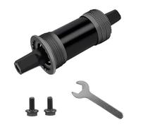 Eje de manivela de agujero cuadrado para bicicleta, eje de 68 x 122,5 mm, eje sellado para bicicleta de carretera con husillo, eje central de bicicleta de montaña con llave y tornillos impermeables