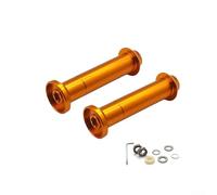 Eje de metal de repuesto compatible con DAIWA para DRT para MK1 CQ200 carretes de cebo para CURADO y otros modelos (2 piezas doradas)