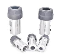 Eje de Motor DIY C16 C20 C25 ER8 ER11 ER16 ER20 ER25 ER, varilla de extensión, manguito del eje del Motor, portabrocas, herramienta de soporte, 1 ud.(C12-ER8-4mm)