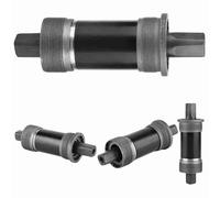 Eje de orificio cuadrado del soporte inferior la bicicleta, BSA para carcasa cuadro 68 mm piezas bicicleta manivela husillo cónico cuadrado inferior de 2 rodamientos (68X118L)