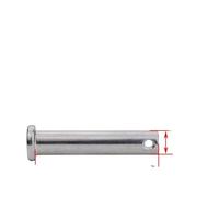 Eje de pasador de acero inoxidable 304 con conjunto de combinación de orificio/pasador de chaveta M3-M20-10set M6x50