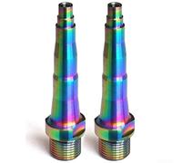 Eje de pedal ultraligero de 60 g, aleación TC4 para SpeedPlay, combina durabilidad con diseño ligero para necesidades de ciclismo (76 mm colorido)