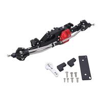 Eje de portal MEEVINWH, alta resistencia, para coche RC, mecanizado CNC, aluminio anodizado, engranajes de acero, durabilidad mejorada, fácil instalación, distancia al suelo (Negra)