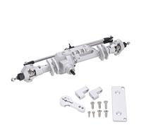 Eje de portal MEEVINWH, alta resistencia, para coche RC, mecanizado CNC, aluminio anodizado, engranajes de acero, durabilidad mejorada, fácil instalación, distancia al suelo (Plata)