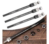 Eje de remolque de bicicleta, 1 adaptador de eje pasante para enganche de remolque de bicicleta, eje pasante de aleación de aluminio, conversión de adaptador de pincho de cubo de liberación rápida