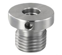 Eje de rosca de tornillo diseñado para adaptador de mandril de torno de madera para elevar tu experiencia de manualidades (33 mm a 18 mm)