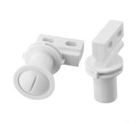 Eje de rueda trasera C65 y arandelas rentables para limpiadores de piscinas Polaris para 180, 280, EC65 vuelve a poner en acción tu limpiador de piscina (2 juegos)