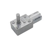 Eje de salida D7 de 8 mm, motor eléctrico de par alto y bajo rpm, 2-210 rpm, 6 V, 12 V, 24 V CC, motor de engranaje sin fin (6 rpm, 6 V)