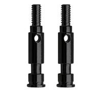 Eje de salida de rueda delantera de metal, piezas de actualización RC para ARRMA 1/10 2WD Gorgon RC Car (negro)
