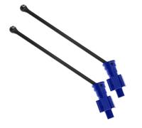Eje de transmisión de acero resistente de 10 mm, eje extendido de aluminio para piezas de actualización Traxxas Xmaxx 8S (azul oscuro)
