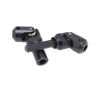 Eje de transmisión de acero resistente para TRX4 90046 para Wraith, eje de oruga RC 1/10 con cuentas de latón, diseño de seis mordidas para bajo ruido y alto par (75-103 mm)