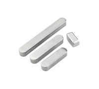 Eje de transmisión de pasador de extremo redondo con chaveta paralela de acero inoxidable 304 M3 M4 M5 M6 M8 M10 M12(M3X3-10pcs,8mm)