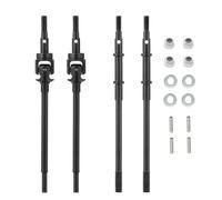 Eje de transmisión del eje delantero delantero de acero metal compatible con 1 10 RC Carrero AR44 Piezas de actualización del eje AR44 Fits II 90046 90047 Modelos(Front and Rear)