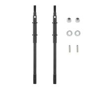 Eje de transmisión del eje delantero delantero de acero metal compatible con 1 10 RC Carrero AR44 Piezas de actualización del eje AR44 Fits II 90046 90047 Modelos(Rear)