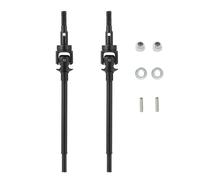 Eje de transmisión del eje delantero delantero de acero metal compatible con 1 10 RC Carrero AR44 Piezas de actualización del eje AR44 Fits II 90046 90047 Modelos(Front)