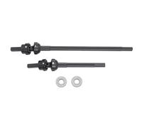 Eje de transmisión Delantero derecho Eje de transmisión delantero de acero de velocidad constante, eje de transmisión CVD de 3 secciones, 1/10 RC, apto para piezas del eje del Portal SCX10 III