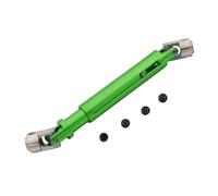 Eje de transmisión para Axial para SCX10 AX10 para Tamiya CC01 D90 TF2 1/10 Aluminio 103-150 Mm Junta Eje Transmisión CVD RC Piezas para Rock Crawler(Green)