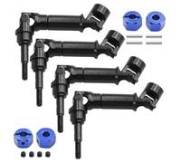 Eje de transmisión RC Compatible con Traxxas para Mini para Maxx RC Modificación Y Mejora De Coche Accesorios Y Piezas Eje De Transmisión CVD Delantero Y Trasero(Blue)