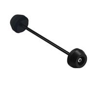 Eje Delantero Trasero De Rueda Motocicleta Protector Choques Pad Choque Para Hornet CB750 Para HORNET Cb750 XADV750 Xadv Deslizadores de protección contra caídas de motos(Frente negro)