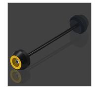 Eje Delantero Trasero De Rueda Motocicleta Protector Choques Pad Choque Para Hornet CB750 Para HORNET Cb750 XADV750 Xadv Deslizadores de protección contra caídas de motos(Trasera Dorada)