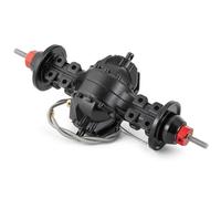 Eje Delantero Trasero RC para Tamiya para LMT 4WD 1/14 RC Car Upgrade Part Eje Diferencial Delantero Y Trasero De Metal Engranaje Acero Incorporado(Rear Axle)