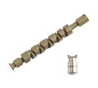 Eje giratorio y pasador de media luna para Shimano SLX BFS XG, carrete de pesca con gotas de agua, piezas de repuesto compatibles con modelos SLX, BFS, XG