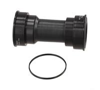Eje inferior ligero 93g Bb86-92 ajuste a presión para cuadros de carbono con rodamientos de aluminio y funcionamiento suave para bicicletas de carretera y montaña (BB86-92)