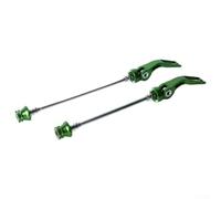Eje ligero de liberación rápida para bicicletas de montaña, hecho de aleación de aluminio con ingeniería CNC (verde)