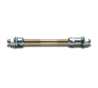 Eje macizo trasero bicicleta M9.5 x 175 mm chromoly ( 9.5 mm )