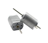 Eje Micro FK-130SH Motor DC 3V-6V 3,7 V 4750RPM cubierta trasera de hierro con módulo engranaje helicoidal 0,6(With gear)