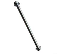 Eje pasante de acero para bicicleta eléctrica de 12 mm, adaptador de rueda roscada para horquilla delantera de bicicleta gorda, pieza de repuesto de bicicleta eléctrica de 180 mm a 250 mm (12 x 220 mm