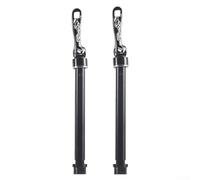 Eje pasante de bicicleta de aleación de aluminio para RockShox Maxle, 15 mm de liberación rápida, CNC, negro, compatible con ancho de montaje de 100/110 mm (15 x 100)
