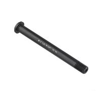 Eje pasante de bicicleta de aleación de aluminio para rueda delantera trasera de 12 mm y 15 mm de diámetro con paso de rosca P1.5 P1.75, pieza de ciclismo de color negro (Φ12x122LxM12 (P1.75) x16L)