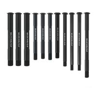 Eje pasante de repuesto delantero y trasero de bicicleta de 12 mm/15 mm de diámetro, varias longitudes 121 181L P1 5 P1 75 rosca para modelos de bicicleta compatibles (Φ15x143LxM15 (Φ12x130LxM12 (P1.5