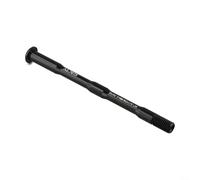 Eje pasante de rueda de bicicleta para bicicleta de montaña de carretera, buje delantero trasero de aleación de aluminio con arandela de acero inoxidable, negro, 12 x 100 mm (12 x 142 174 mm)