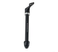 Eje pasante para bicicleta de montaña de 15 x 110 mm, ligero, 65 g, para | Tamaño de 12 x 100 mm, para diseño de liberación rápida, mecanismo de bloqueo seguro, acabado negro, compatible con bicicleta