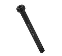 Eje Pasante Robusto de Aleación de Aluminio para Horquilla Delantera | Repuesto Negro, Uso en Montaña y Ciudad, Diseño Ligero, Durabilidad y Versatilidad para Tubo Delantero