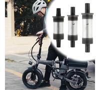 Eje Pedalier Sellado 80x136mm para resistencia Eje Pedalier Sellado | para acero al carbono, cojinetes sellados, agujero redondo, incluye tornillos, para e-bike plegable(80*136)