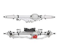Eje RC, 2 Piezas Repuesto de aleación Aluminio del Eje Trasero Delantero para Axial Wraith RR10 1/10 RC Climbing Car(Plata) Eje Axial Wraith