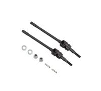 Eje Transmisión Ejes AR44 Universales Alta Resistencia Junta Delantera Trasera CVD Dogbone para RC 1/10 para Axial SCX10-II 90046 90047 para Jeep para Wrangler Árboles Transmisión(Black Front)